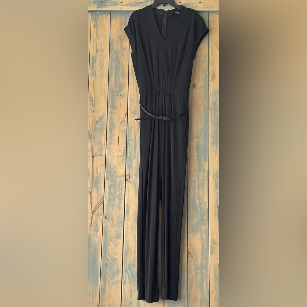 Etcetera black belted jumpsuit